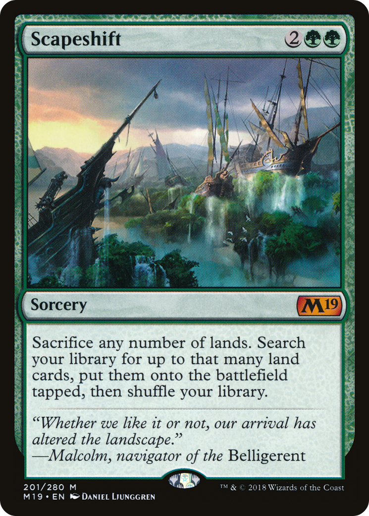 Scapeshift [Core Set 2019] Foil