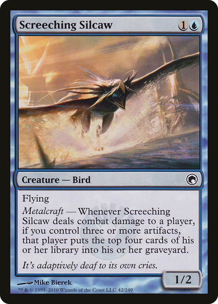 Screeching Silcaw [Scars of Mirrodin] Foil