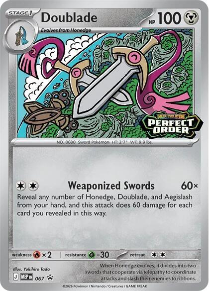 Doublade - Perfect Order Stamped 067 (ME: Mega Evolution Promo) 