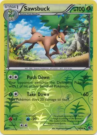 Sawsbuck 16/98 (Emerging Powers)  - Reverse Holofoil