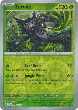 Zarude 011/191 (SV08: Surging Sparks)  - Reverse Holofoil