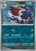 Honchkrow 132/193 (SV02: Paldea Evolved)  - Reverse Holofoil