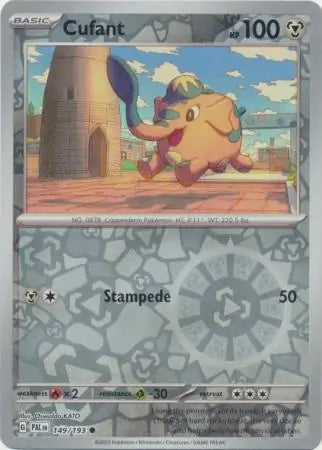 Cufant 149/193 (SV02: Paldea Evolved)  - Reverse Holofoil