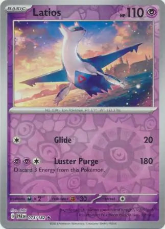 Latios 073/182 (SV04: Paradox Rift)  - Reverse Holofoil