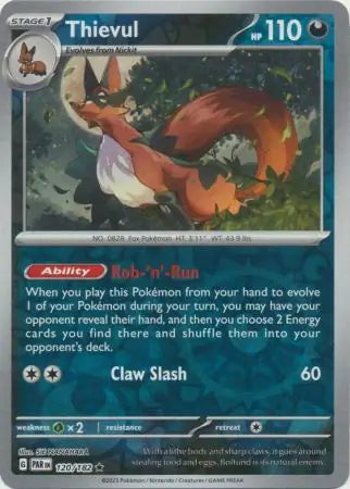 Thievul 120/182 (SV04: Paradox Rift)  - Reverse Holofoil