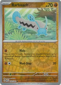 Barboach 050/091 (SV: Paldean Fates)  - Reverse Holofoil