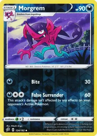 Morgrem 124/192 (SWSH02: Rebel Clash)  - Reverse Holofoil