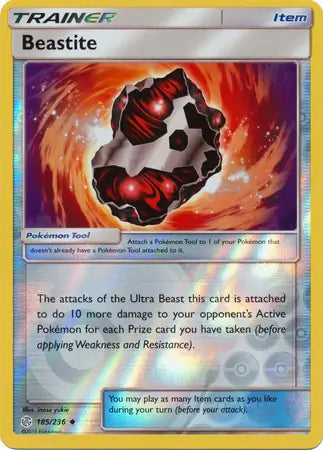 Beastite 185/236 (SM - Cosmic Eclipse)  - Reverse Holofoil
