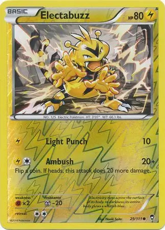 Electabuzz 29/111 (XY - Furious Fists)  - Reverse Holofoil