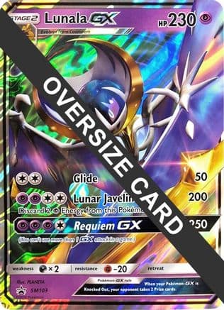 Lunala GX SM103 SM103- Jumbo Cards Holofoil