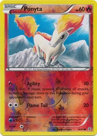 Ponyta 14/83 (Generations)  - Reverse Holofoil