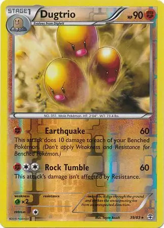 Dugtrio 39/83 (Generations)  - Reverse Holofoil