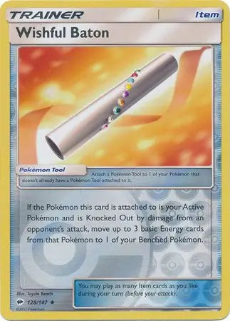 Wishful Baton 128/147 (SM - Burning Shadows)  - Reverse Holofoil