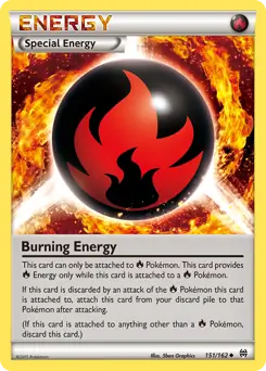 Burning Energy 151/162 (XY - BREAKthrough) 
