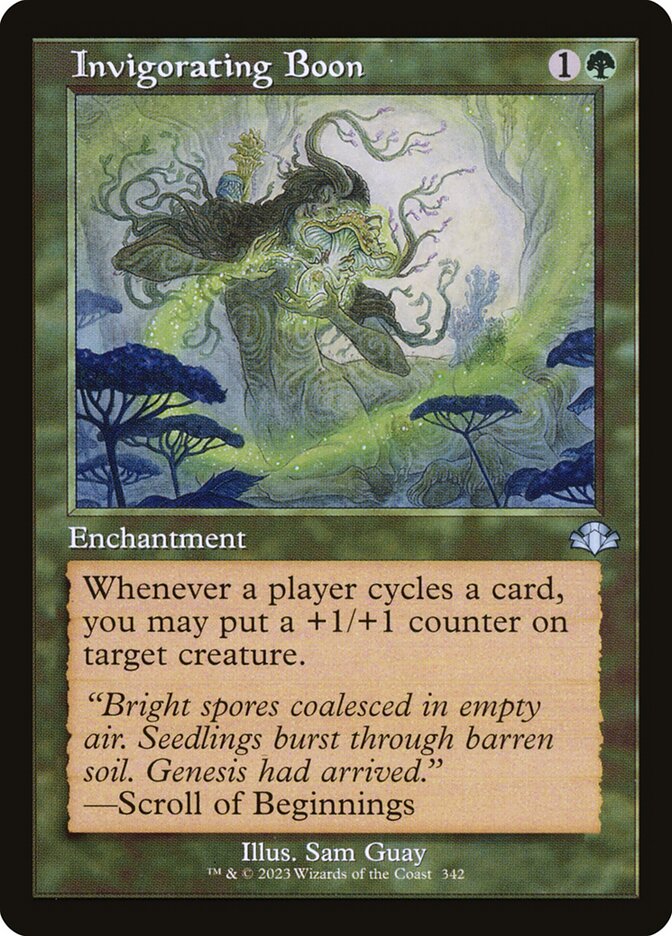 Invigorating Boon 342/261 (Dominaria Remastered)  - Retro Foil