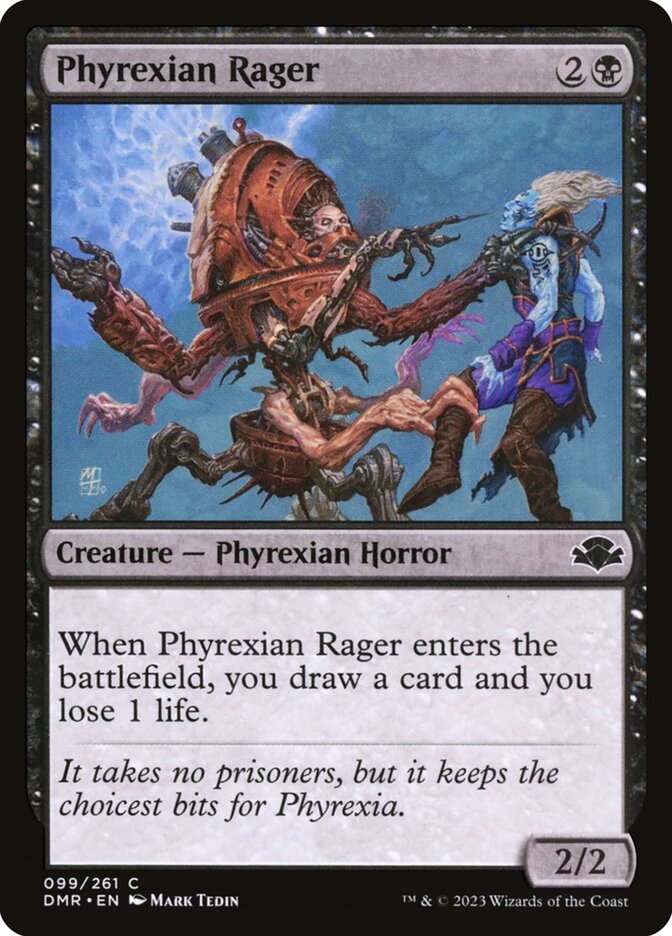 Phyrexian Rager 99/261 (Dominaria Remastered) 