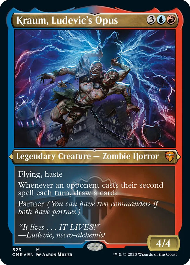 Kraum, Ludevic's Opus 523 (Commander Legends)  - Etched Foil