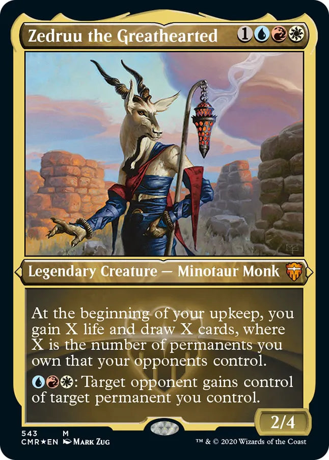 Zedruu the Greathearted 543 (Commander Legends)  - Etched Foil