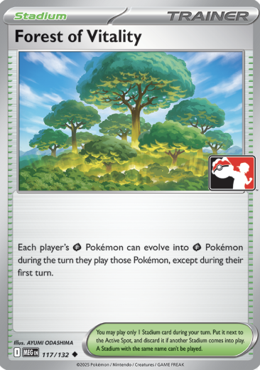Forest of Vitality 117 132 117/132 (Prize Pack Series Cards)  - Holofoil