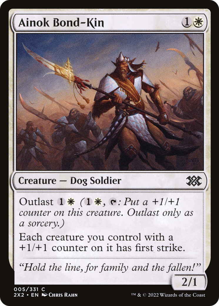Ainok Bond-Kin [Double Masters 2022] Foil