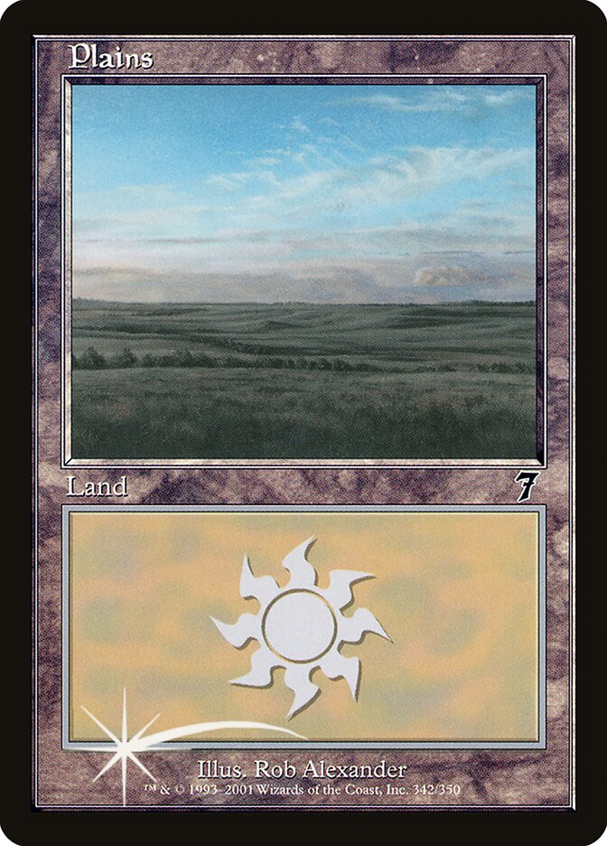Plains 342★/350 (7th Edition)  - Foil