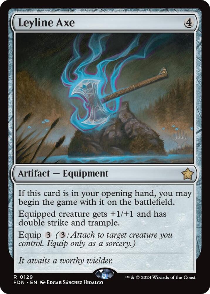 Leyline Axe 129 (Promo Pack: Lorwyn Eclipsed) 