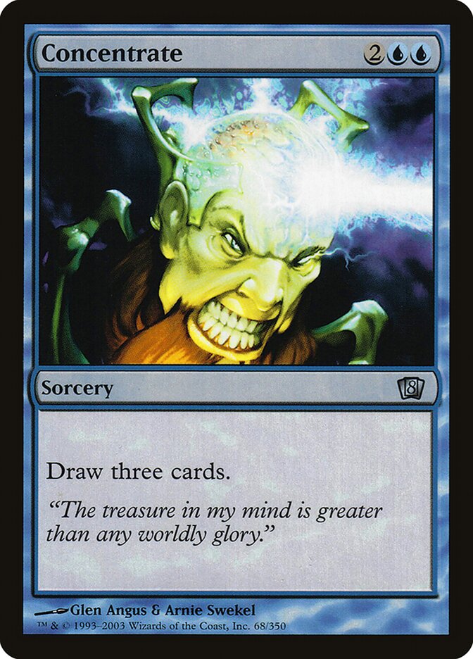 Concentrate 68★/350 (8th Edition)  - Foil
