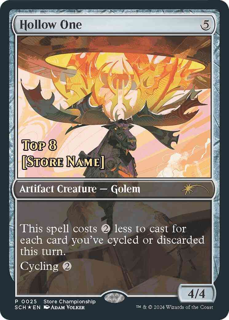 Hollow One (Store Stamped) 25 (Game Day & Store Championship Promos)  - Full Art