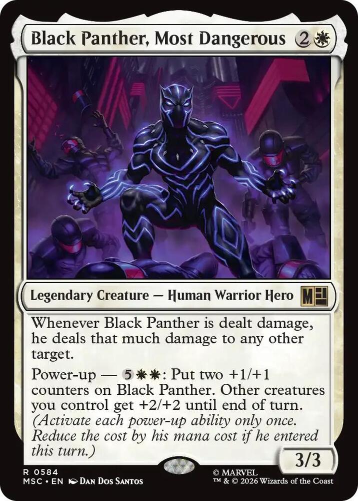 Black Panther, Most Dangerous 584 (Commander: Marvel Super Heroes) 