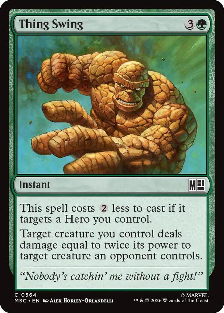 Thing Swing 564 (Commander: Marvel Super Heroes) 