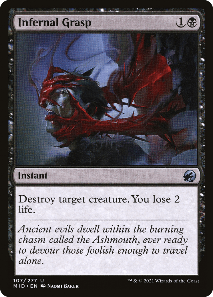 Infernal Grasp [Innistrad: Midnight Hunt] Foil