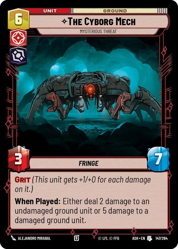 The Cyborg Mech Mysterious Threat 147/264 (Ashes of the Empire) 