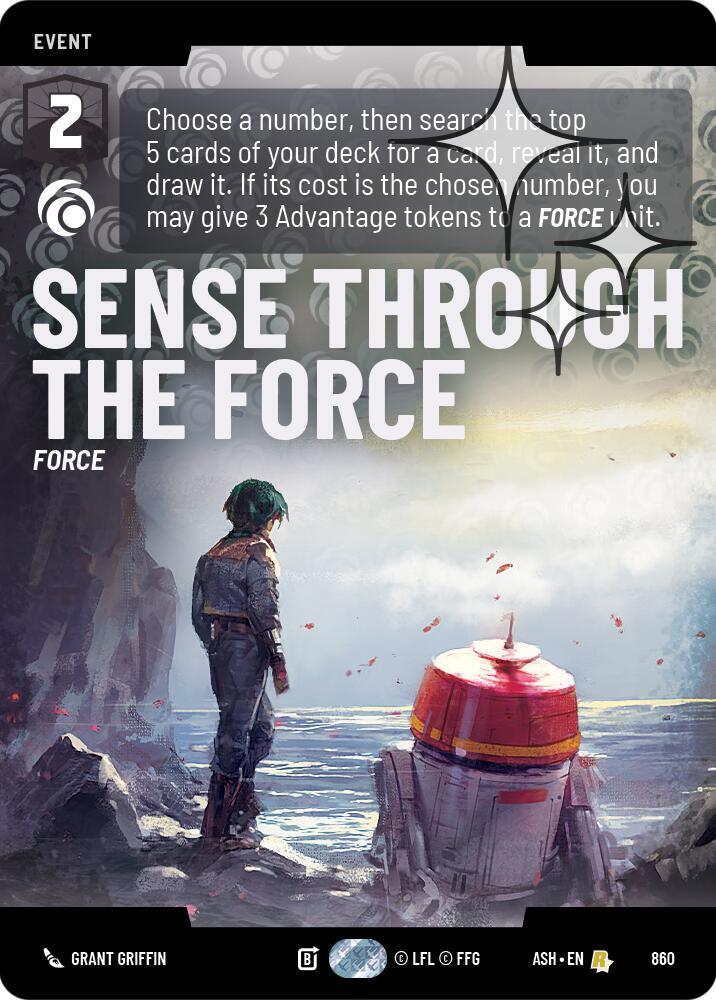 Sense Through the Force Prestige Foil 860 (Ashes of the Empire)  - Foil