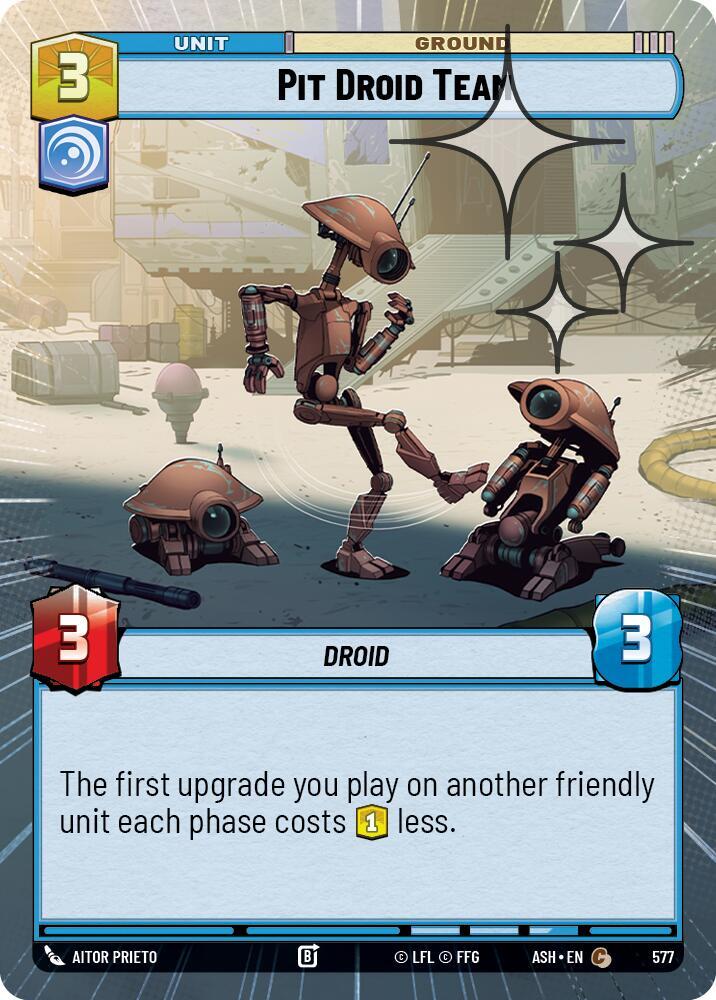 Pit Droid Team Hyperspace Foil 577 (Ashes of the Empire)  - Foil