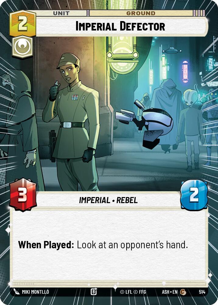 Imperial Defector Hyperspace 514 (Ashes of the Empire) 