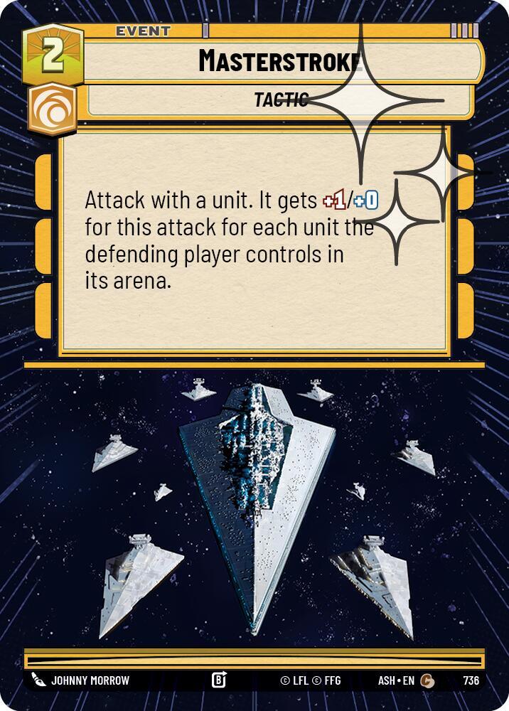 Masterstroke Hyperspace Foil 736 (Ashes of the Empire)  - Foil