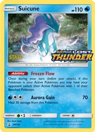 Suicune SM149 (Prerelease) [Staff] SM149- SM Promos Holofoil