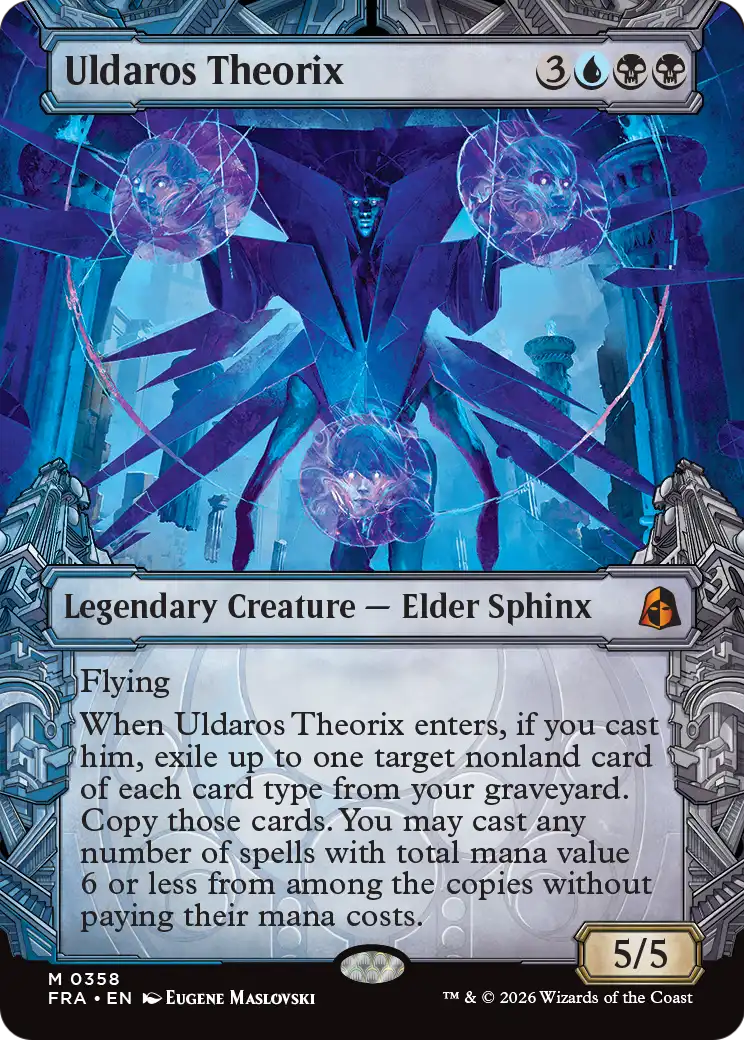 Uldaros Theorix 358 (Reality Fracture)  - Showcase Foil