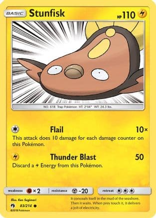 Stunfisk 083  SM  Lost Thunder - Common