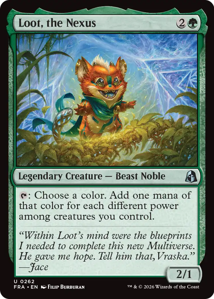 Loot, the Nexus 262 (Reality Fracture)  - Foil