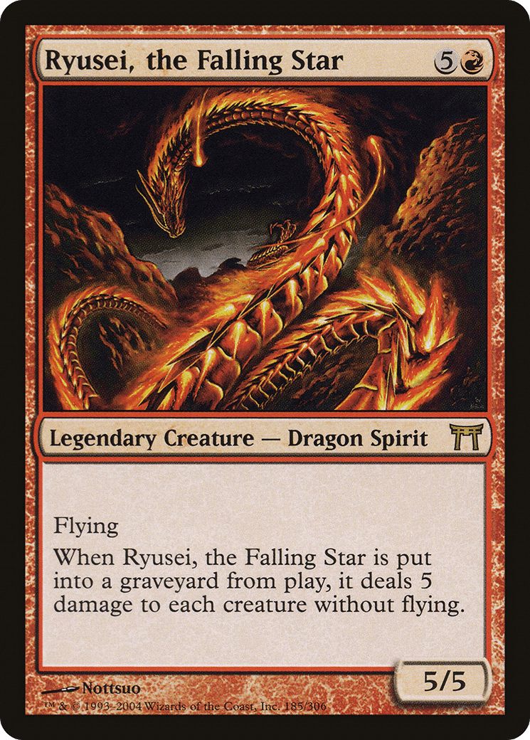 Ryusei, the Falling Star [Champions of Kamigawa] Foil