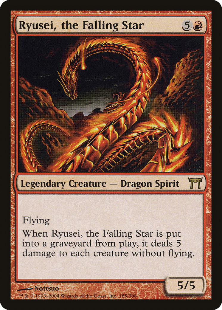Ryusei, the Falling Star [Champions of Kamigawa] Foil