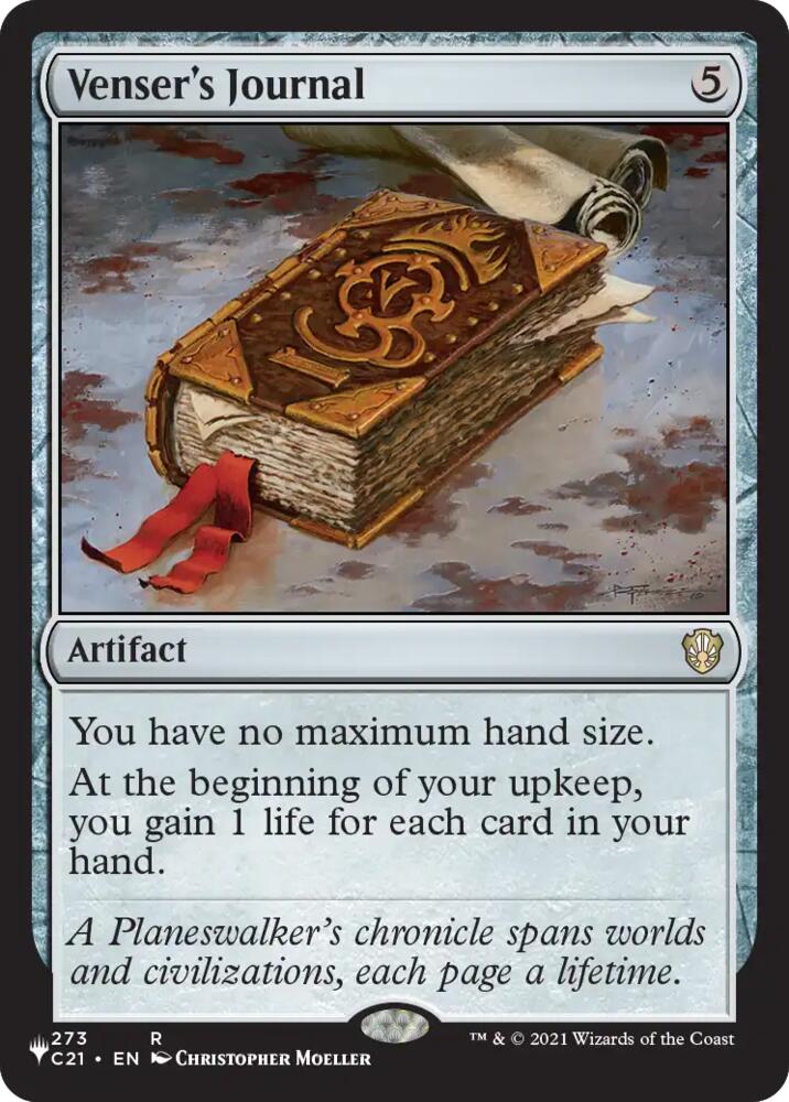Vensers Journal 273 (The List Reprints) 