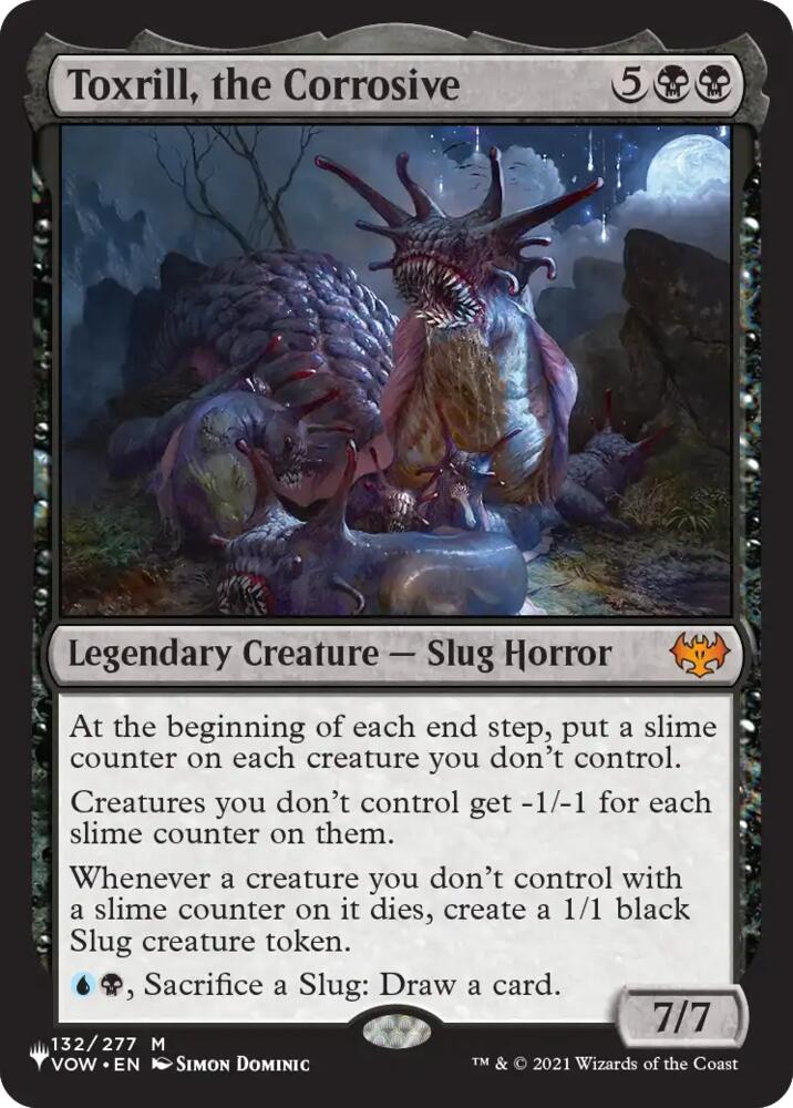 Toxrill the Corrosive 132 (The List Reprints) 