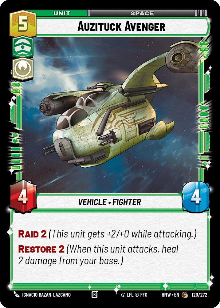 Auzituck Avenger 120/272 (Homeworlds) 