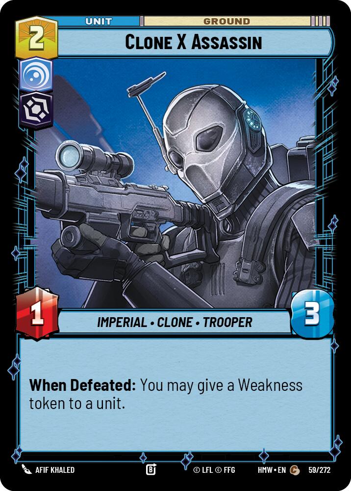Clone X Assassin 59/272 (Homeworlds) 