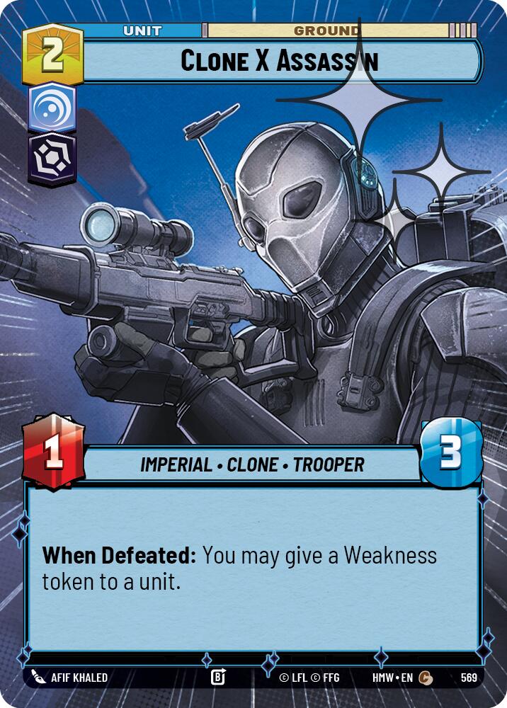 Clone X Assassin Hyperspace Foil 569 (Homeworlds)  - Foil