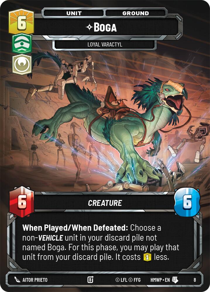 Boga Loyal Varactyl 8 (Homeworlds: Weekly Play Promos) 