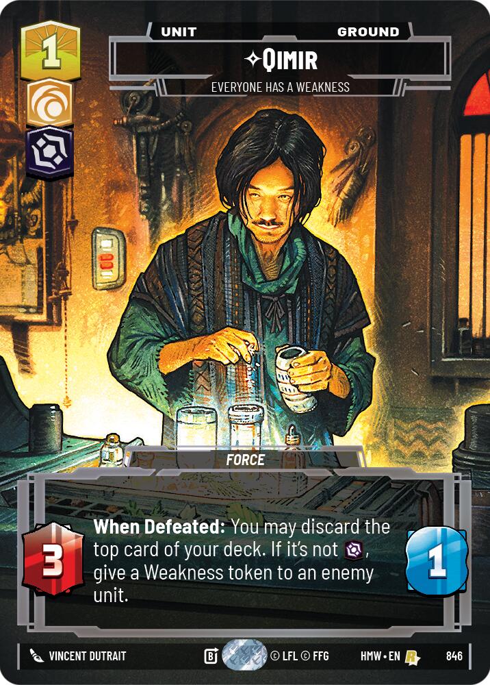 Qimir Everyone Has a Weakness Prestige 846 (Homeworlds) 