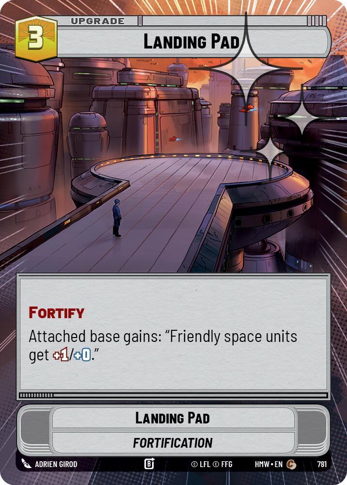 Landing Pad Hyperspace Foil 781 (Homeworlds)  - Foil